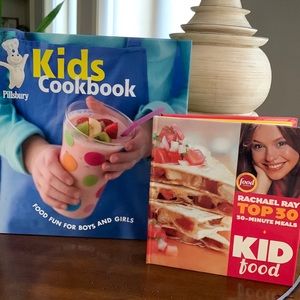 2 kid friendly cookbooks.